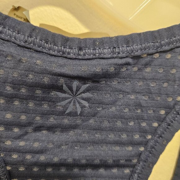 💥$5 ADD ON - Athleta Blue Relaxed Fit Breathable Racerback Gym Tank Top Size S - Picture 6 of 10